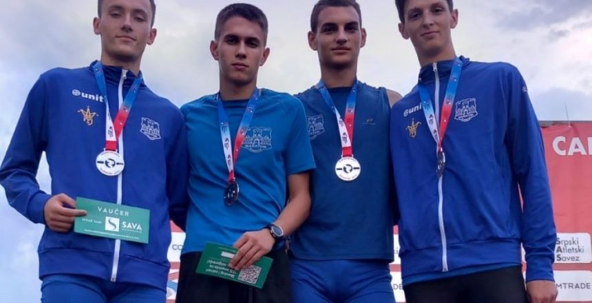 Atletičari AR Maraton na seniorskom Prvenstvu Srbije u Kraljevu, jul 2023 (1)